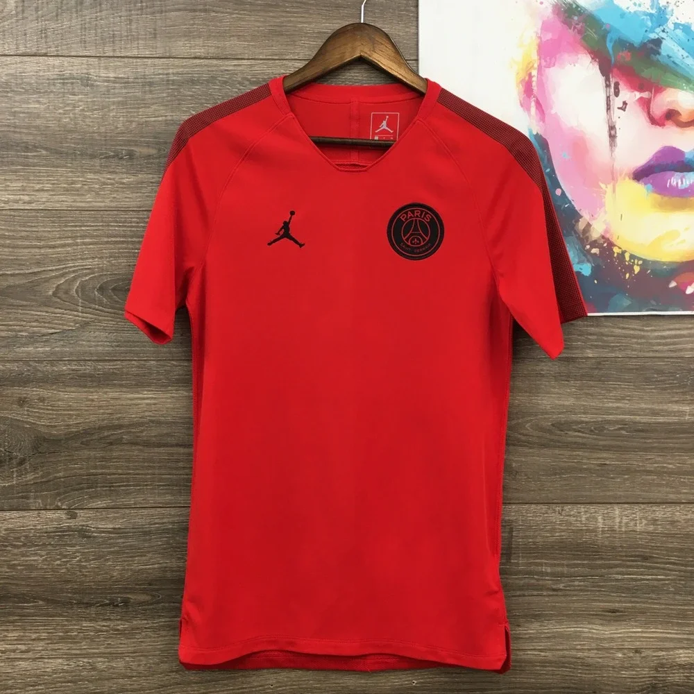 Jordan PSG Paris Saint-Germain Strike Jersey Red Mens Small Soccer Training Top